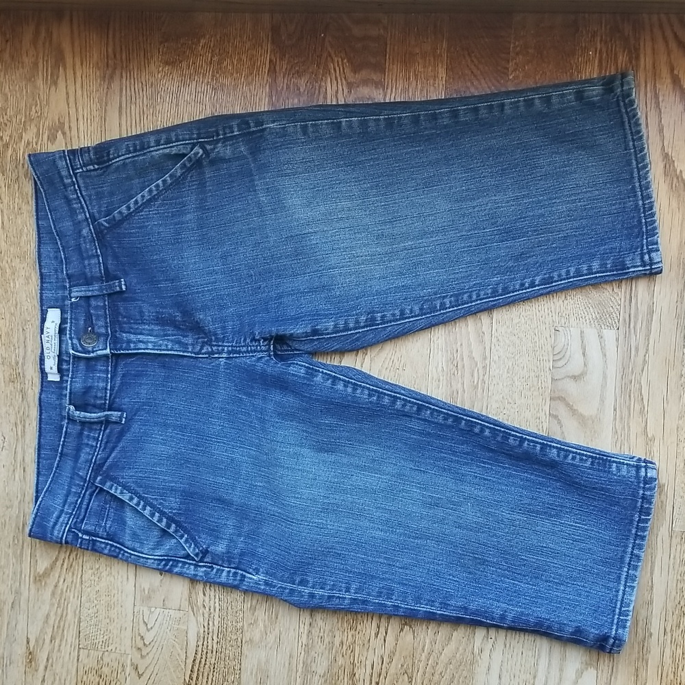 (4) Old Navy Mid-Rise Denim Slim Straight Farmhouse Country Retro Y2K Dorm Ready